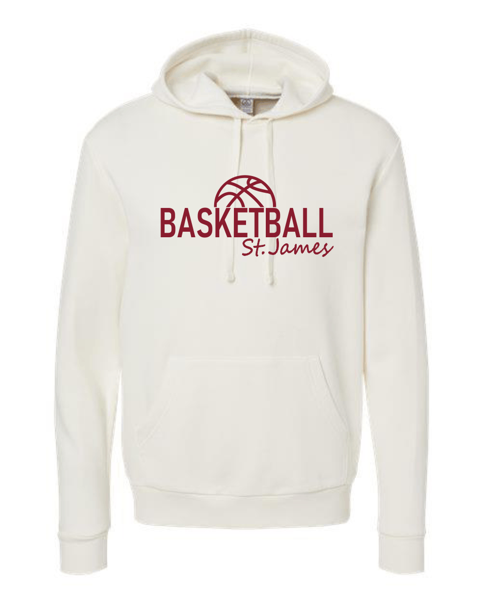 SJA Thunder Basketball Hooded Cream