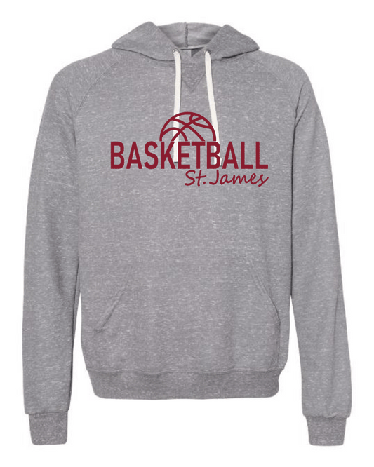 SJA Thunder Basketball Hooded Gray