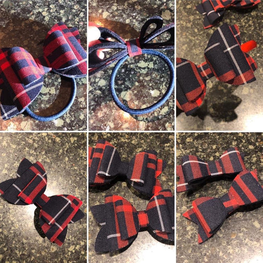 Plaid Holy Trinity Bow