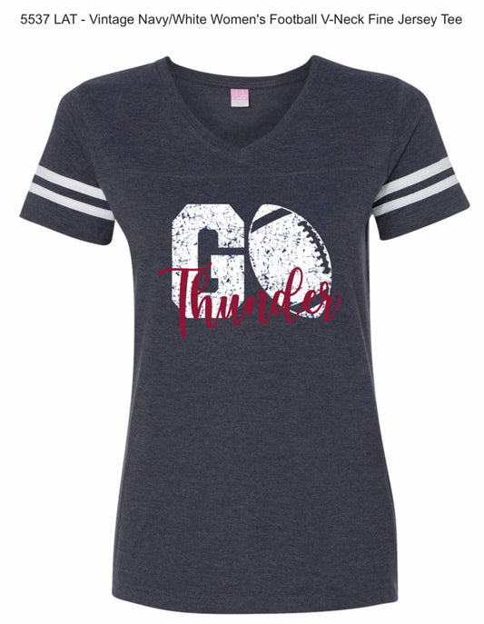 LAT football Tee with GO Thunder